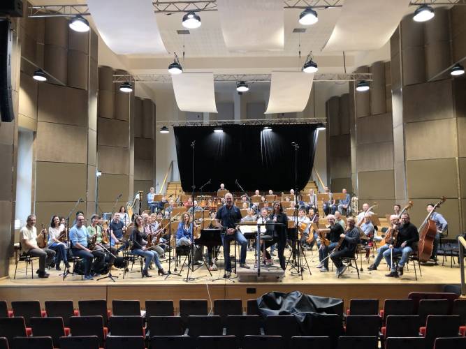 Aufnahmen mit Nürnberger Symphonikern (Musiksaal in der Kongresshalle)